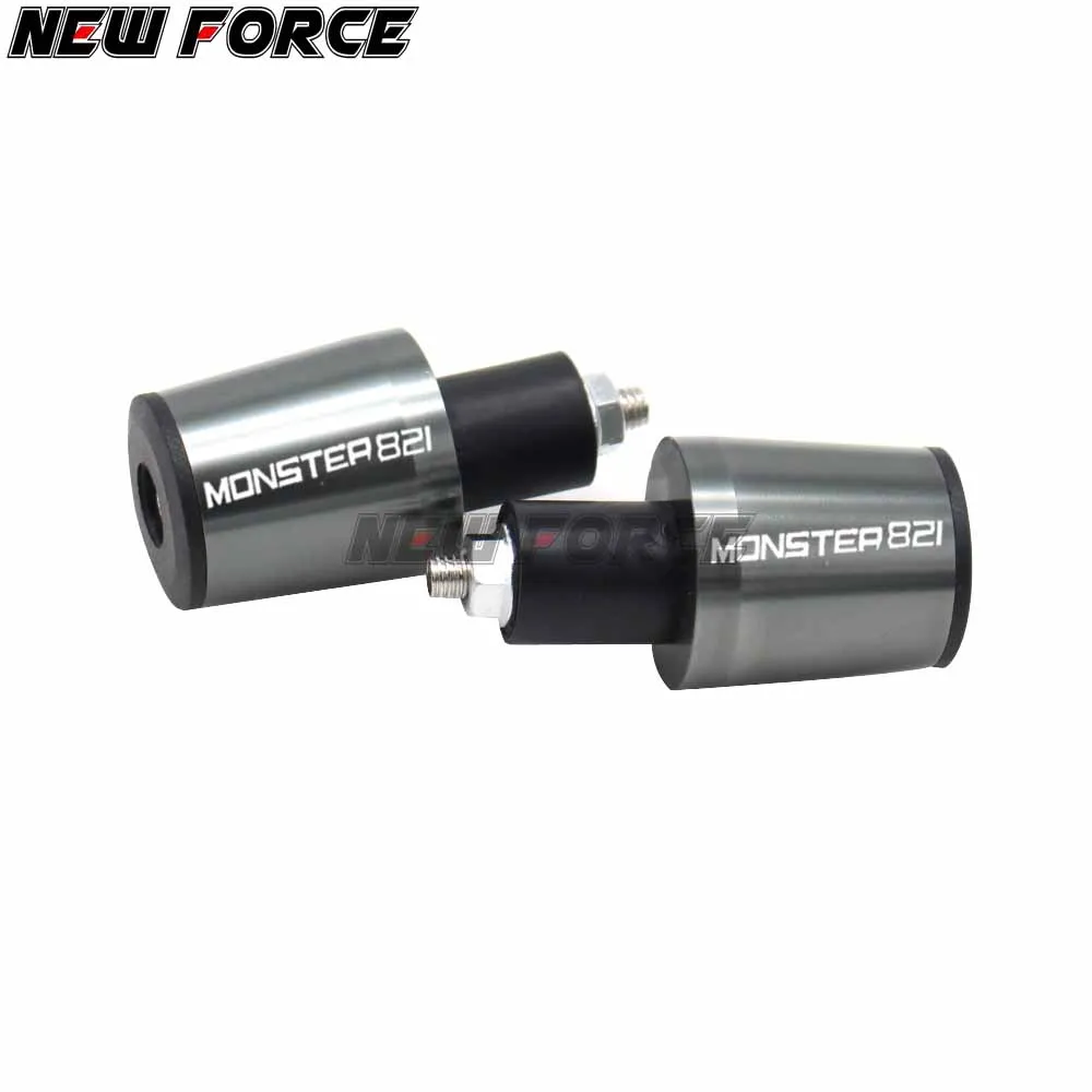 

CNC 22MM Handlebar Grips Handle Bar Cap End P For Ducati 821 MONSTER MONSTER821 2014-2016