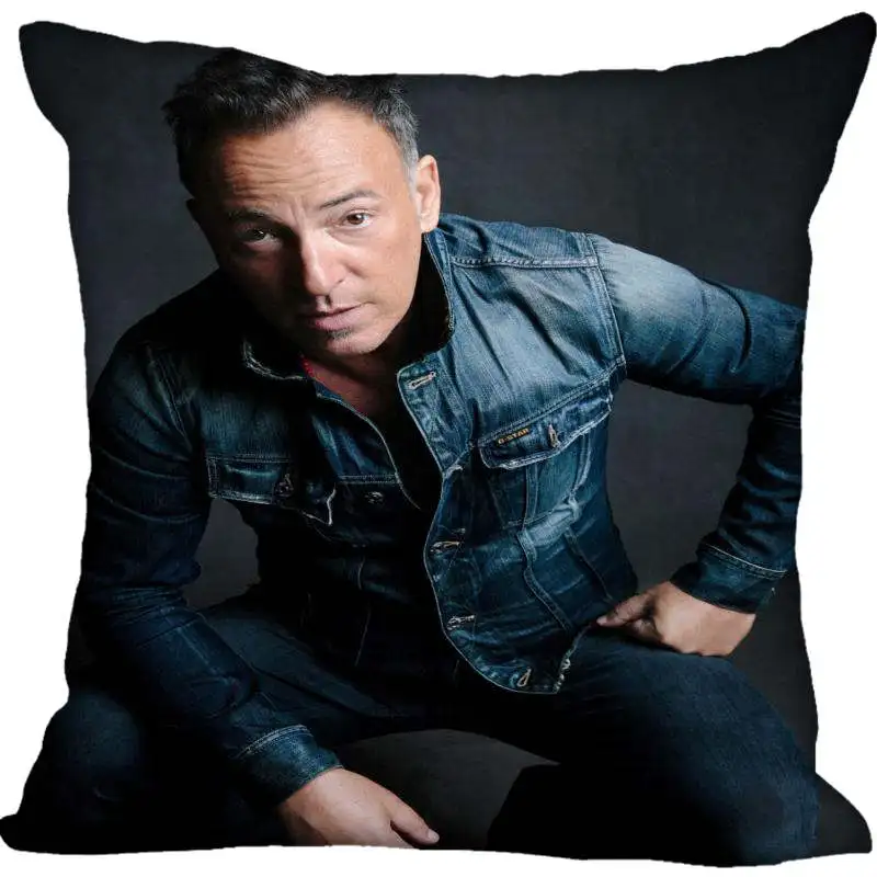 Обычай Брюс Спрингстин квадратный Чехол на подушку молнии для спальни домашняя