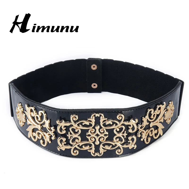 Женский ремень из натуральной воловьей кожи с металлической вышивкой в богемном