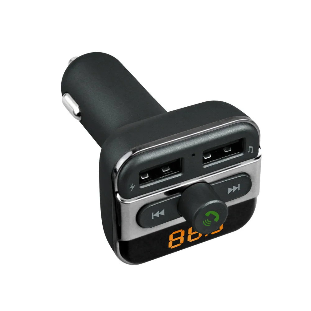 Автомобильный комплект громкой связи willtoo Bluetooth + fm передатчик двойное USB зарядное