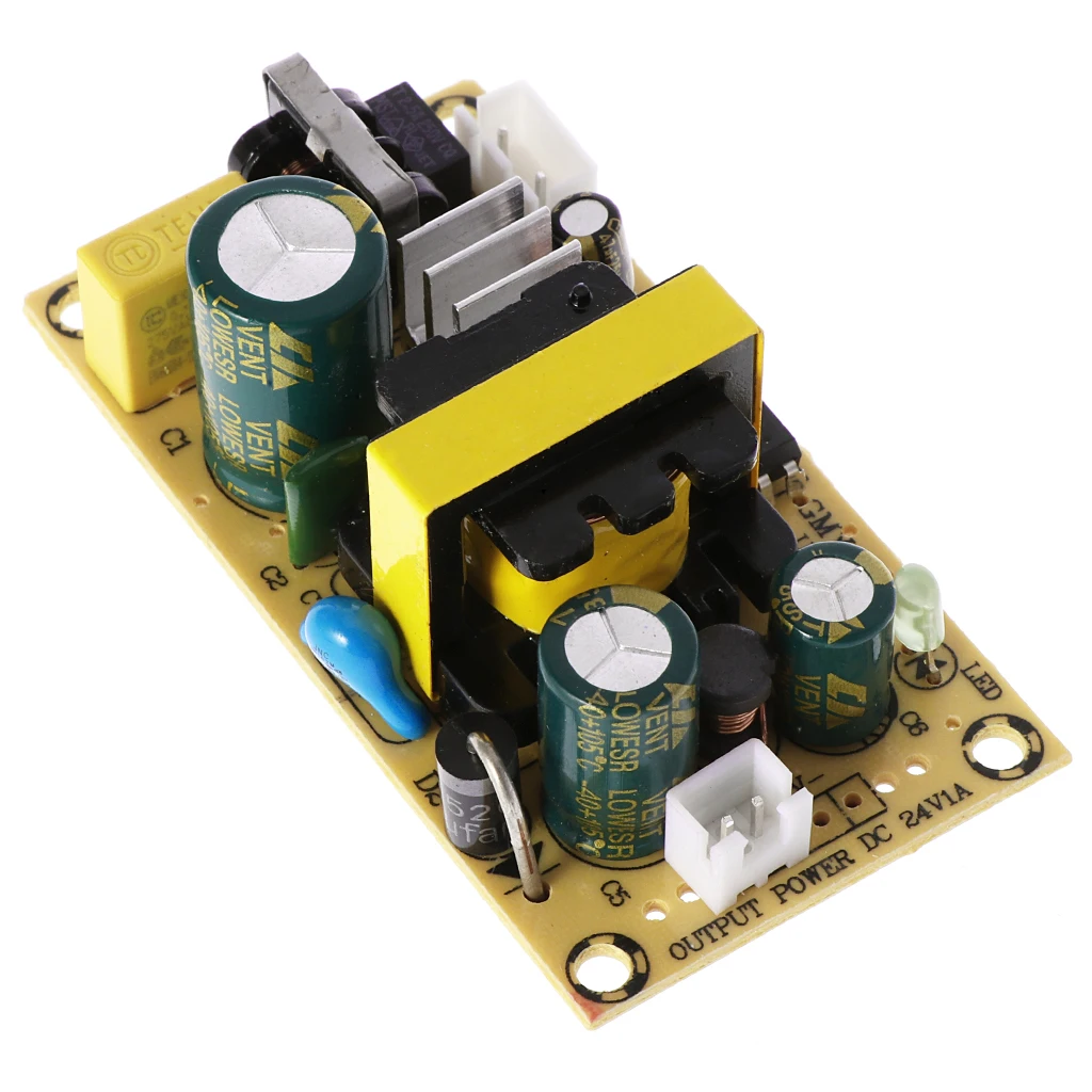 AC 100 265V к DC 24V 1A модуль переключения питания плата для замены ремонта|Импульсный