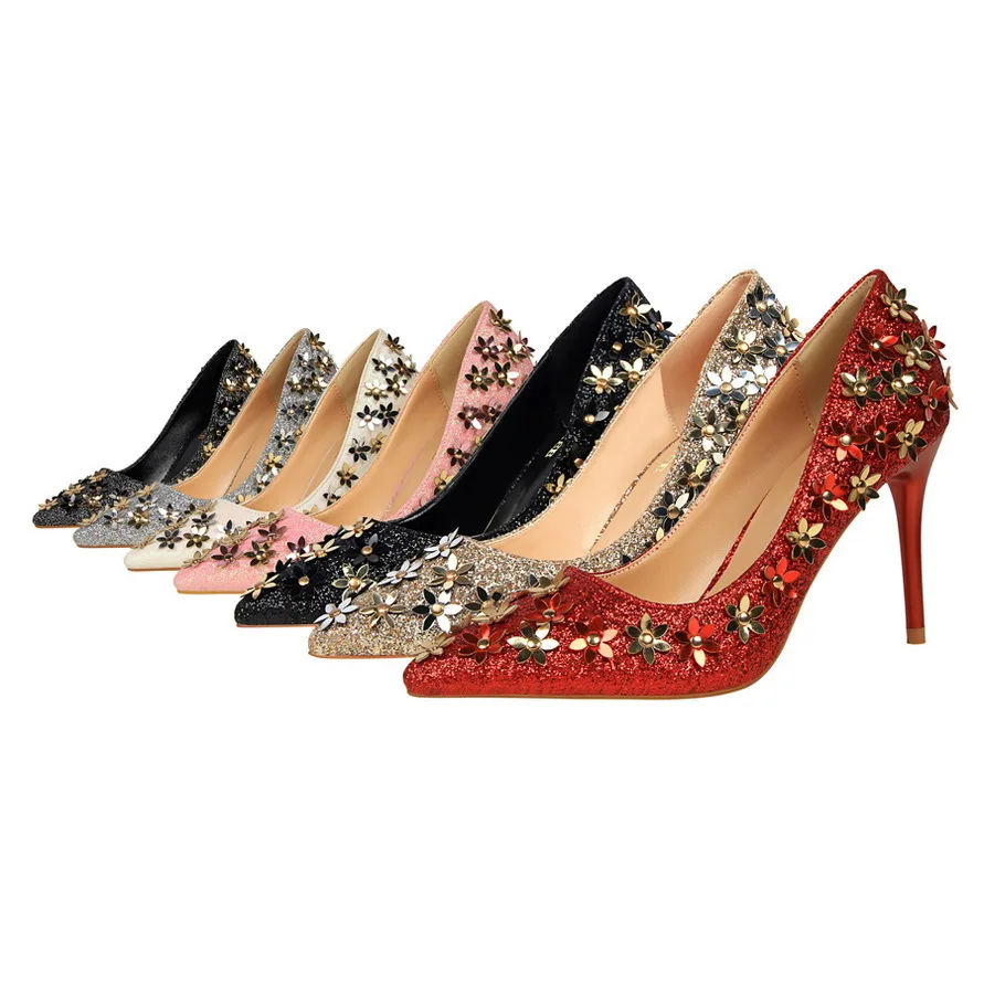 Высокие Каблуки Женщин Нагнетает Ботинки Сексуальные Точки Новые Тонкие Asakuchi