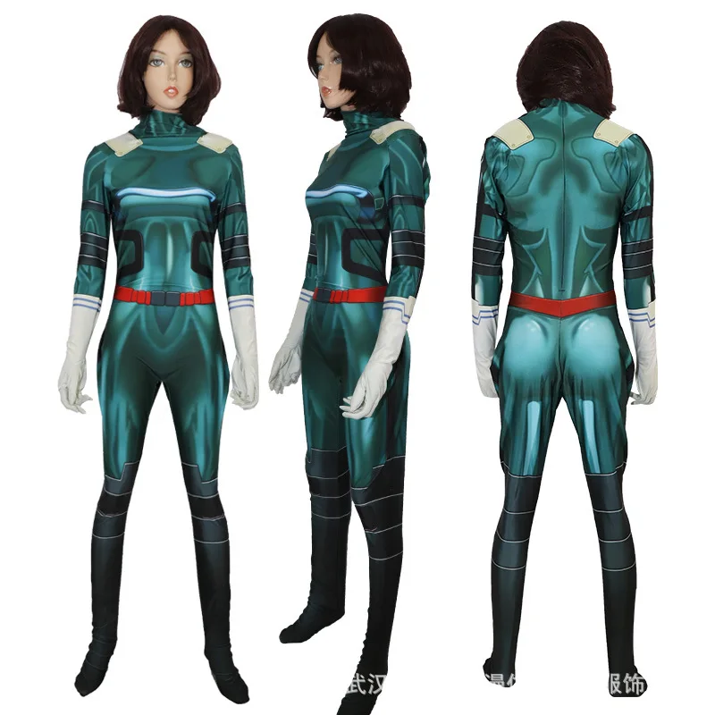 Ainiel My Hero Academy Midoriya Izuko Deku мужские костюмы для косплея женский костюм зентай для девочек облегающий костюм на Хэллоуин для детей и взрослых