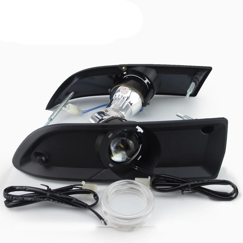 1 пара 2 5 дюймов hid bi xenon foglight объектив проектора прожектор H11 для TOYOTA COROLLA CORONA