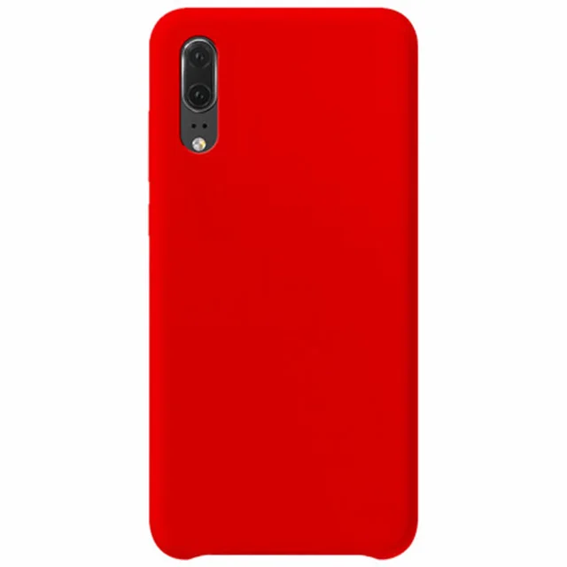 Red Официальный Стильный силиконовый чехол для huawei P20 P30 mate 20 mate 10 Lite Pro, чехол для Honor 8X10 20 Nova 3E чехол s Capa - Цвет: Red