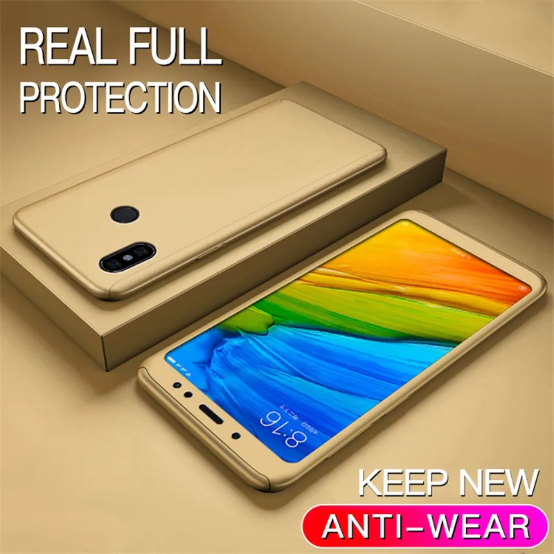 GD 360 Полный чехол для телефона Xiaomi Redmi Note 8 7 6 A 5 5A 4A 4X3 2 Pro Plus 4 Prime S3 S2 3 S GO K20 Жесткий ПК противоударный чехол - Цвет: GD