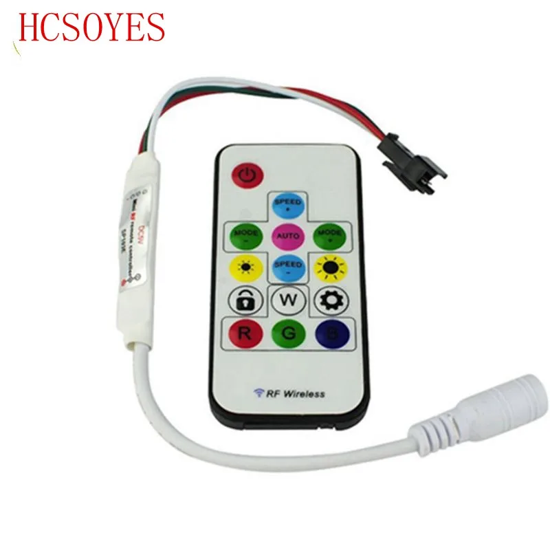 14 ключ DC 5V 12V SP103E 14Key RGB Беспроводной дистанционная мини инфракрасный светодиодный контроллер WS2812 WS2811 Цвет для 5050 5630 3528 Светодиодный световая полоса