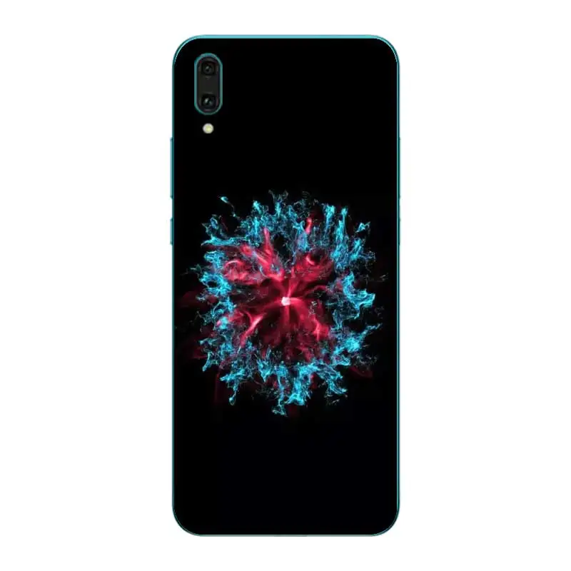 N293 Color Soft TPU Silicone Cover For Huawei Y5 Y6 Y7 Y9 Prime Pro 2017 2018 2019 Case |