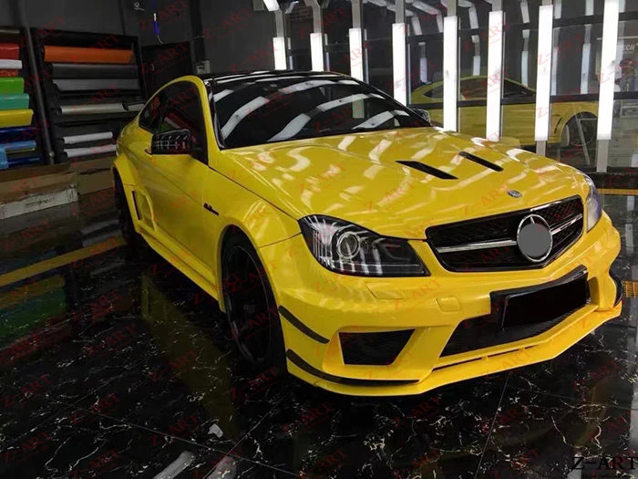 Z-ART комплект расширителей колесных арок для нормальных W204 C класса черный S комплект кузова для Mercedes benz W204 Coupe комплект расширителей колесных арок ДЛЯ W204 2011