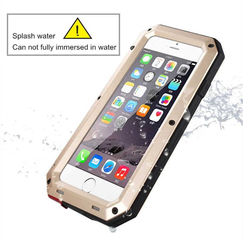 Сверхмощный чехол для iPhone XS Max X 8 7 6 6S Plus Doom металлический противоударный защитный