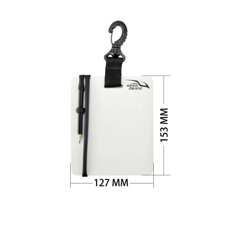 153mm Black Снаряжение для дайвинга Погружной подводный блокнот для записей подводный блокнот погружной планшет водонепроницаемый книжный дневник 4 стиля - Цвет: 153mm Black