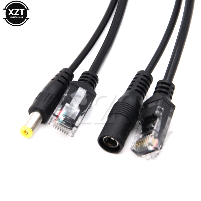 Адаптер POE для адаптера Пассивный силовой кабель Ethernet PoE адаптер RJ45 инжектор +