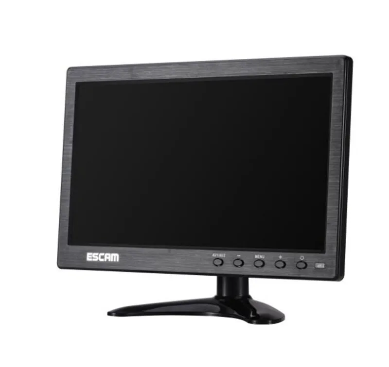 ESCAM многоязычный 10 дюймовый IPS LCD CCTV монитор VGA HDMI AV BNC USB вход|cctv monitor|lcd cctv monitorcctv lcd