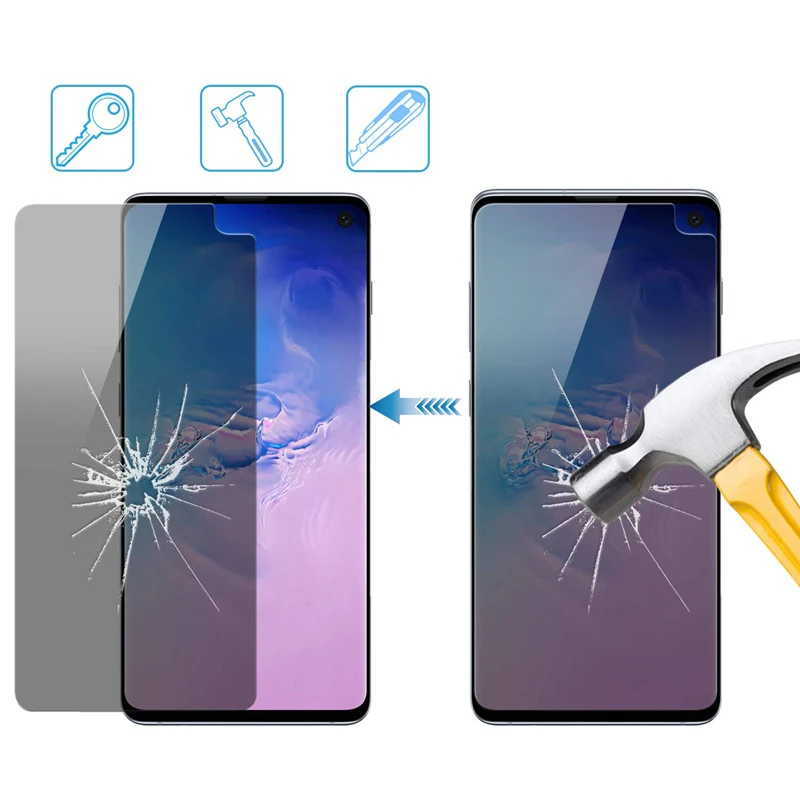 Защитное закаленное стекло EXUNTON для Oneplus 7 Pro с антибликовым покрытием | Мобильные