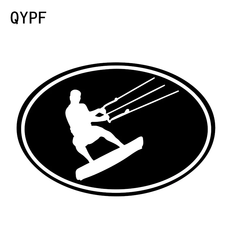 

QYPF 16.6*11.2CM Fashion KITE Surf Freestyle Decal Car Styling Sticker Vinyl Silhouette Accessories C16-0681