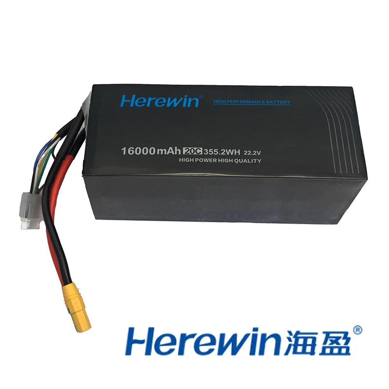 Herewin 16000mah батарея 22,2 v 20C вал батарея для защиты сельскохозяйственных растений БПЛА батарея