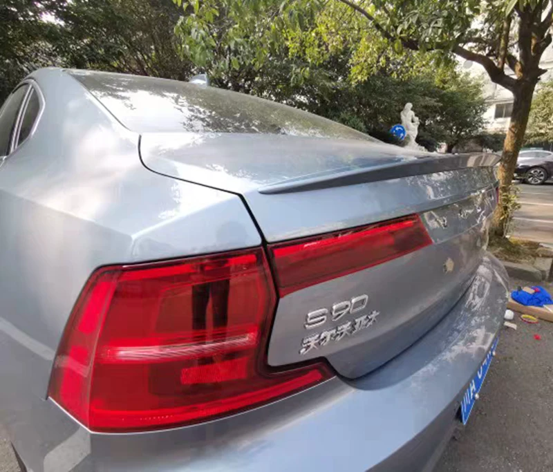 Для VOLVO S90 S90L до спойлер Высокое качество ABS Материал заднего крыла первоклассника Цвет задний спойлер для VOLVO S90 спойлер