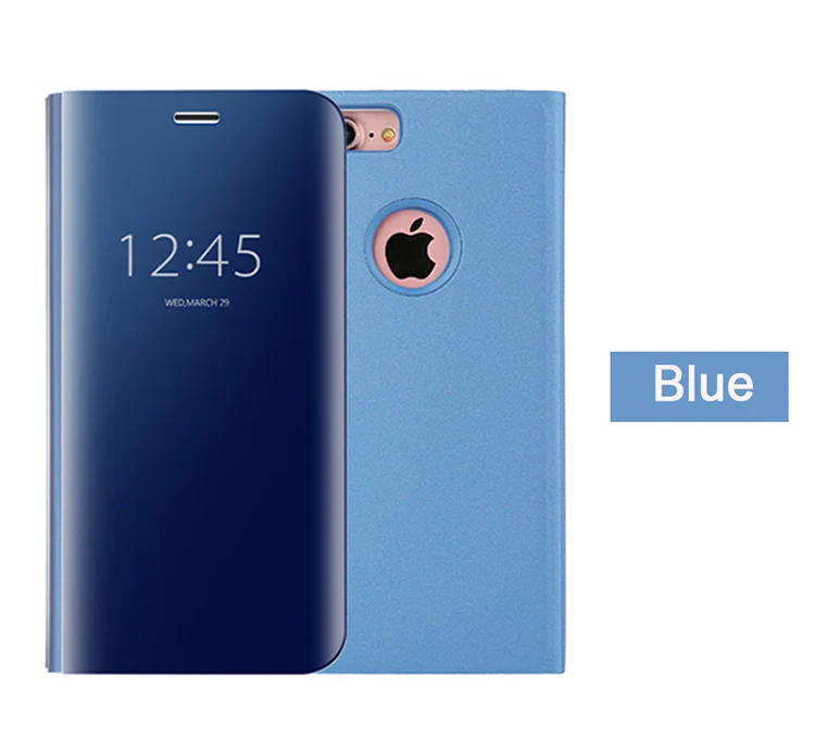Умный кожаный откидной зеркальный чехол с подставкой для huawei mate 8 9 10 Pro Lite P8 P9 P10 Plus P20 Pro P20 P Smart Honor 10