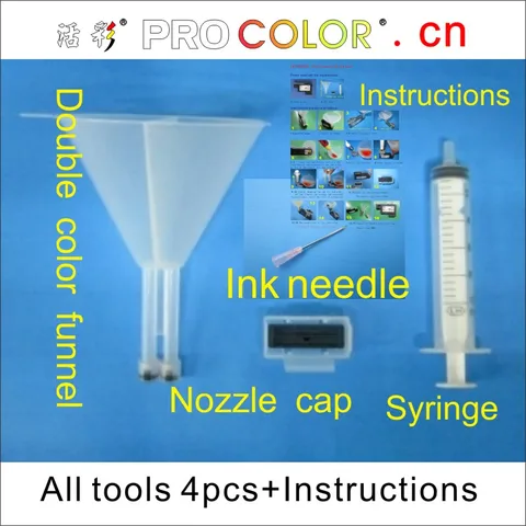 Не боится смешанных цветов: Набор для чистки печатающей головки принтера, умный комплект для чистки, инструмент для заправки для HP831 831 (латекс 310 330 360 370
