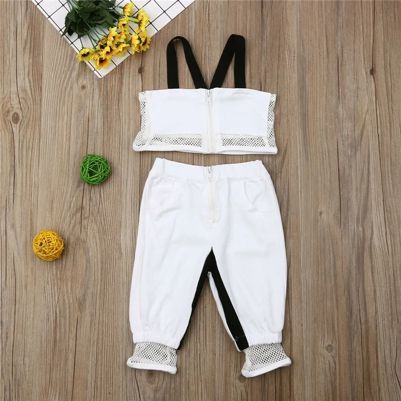 Комплект детской одежды для новорожденных девочек детский сетчатый топ на