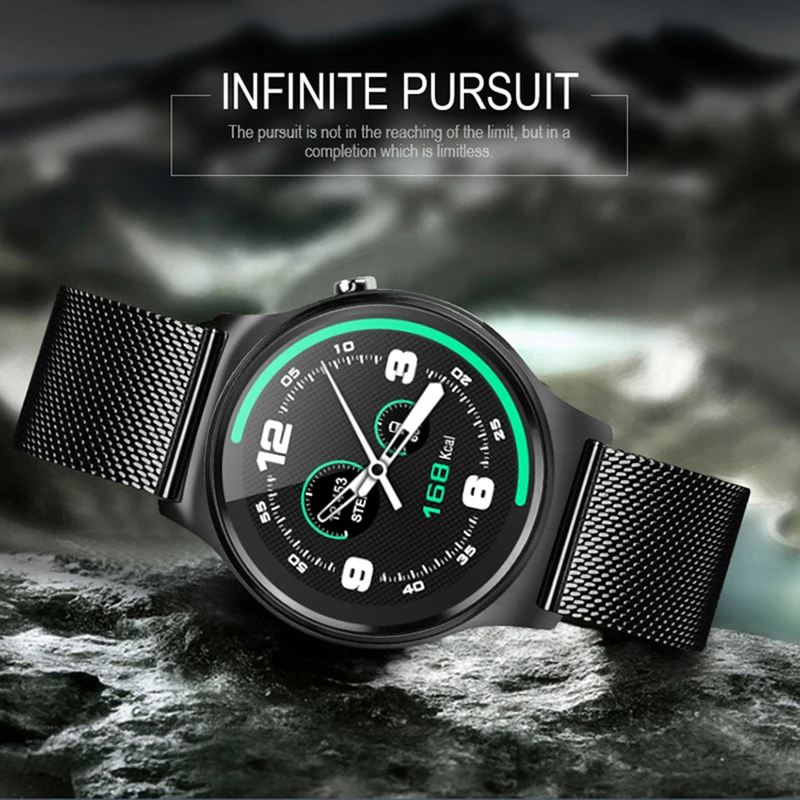 Новые GW01 Bluetooth Smart часы ips круглый Экран жизни Водонепроницаемый спортивные smartWatch