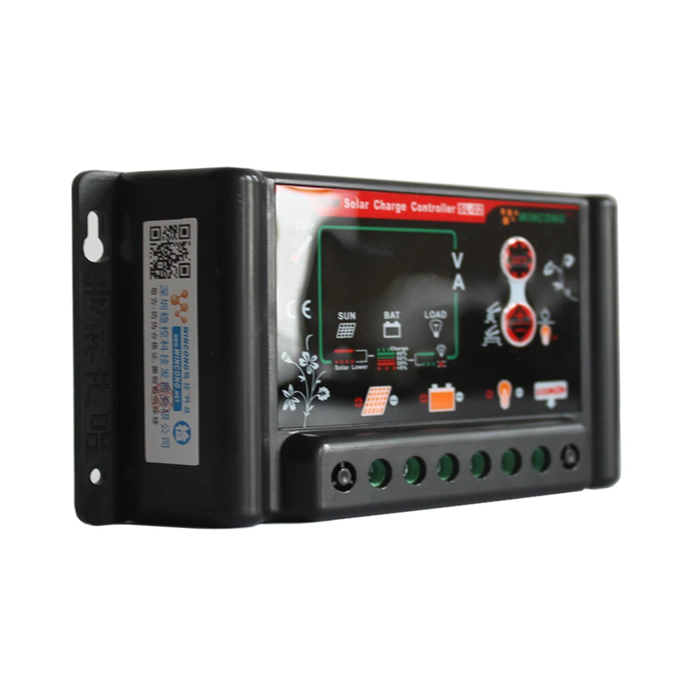 SL02B 20A 12В/24В Солнечный контроллер LiFePO4/Li ion/Li Pol литиевый аккумулятор/гелевый