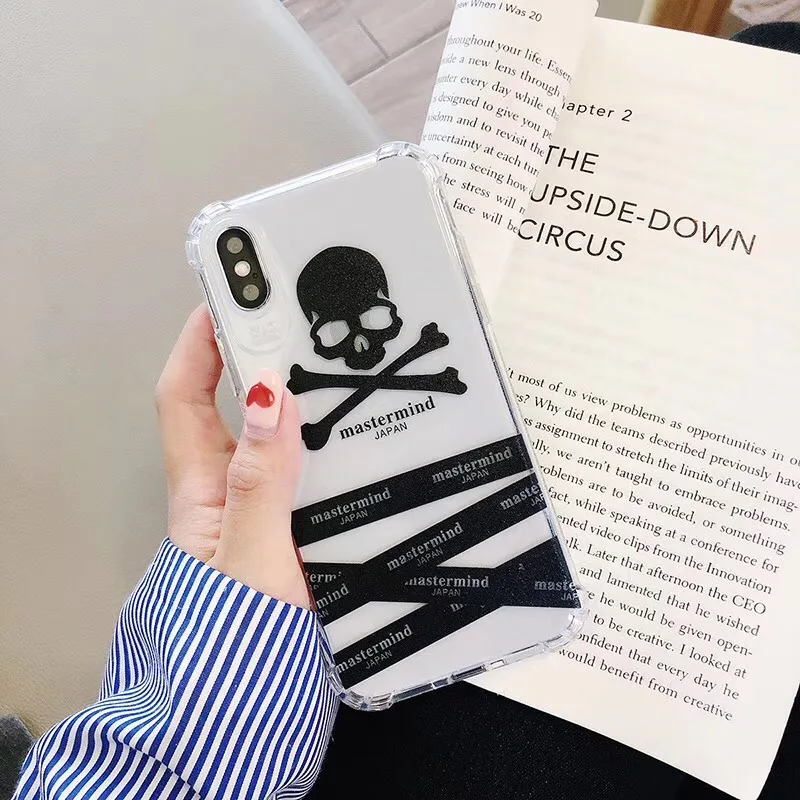 Модные Вдохновителя ЯПОНИЯ череп бренд чехол для телефона iphone 7 8 6 6s Plus X XS Max Xr