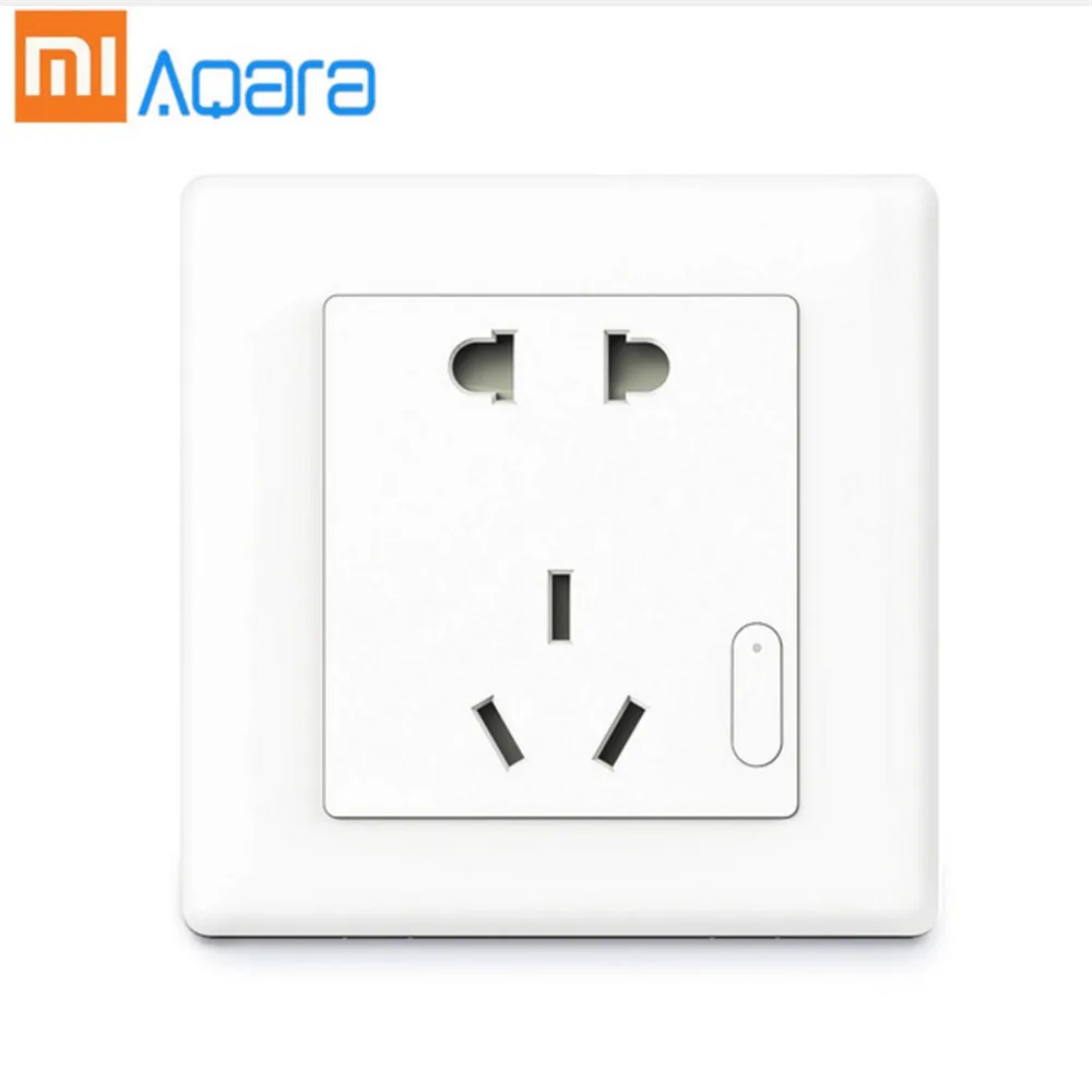 Оригинальный Xiaomi Aqara умная настенная розетка WiFi беспроводной пульт