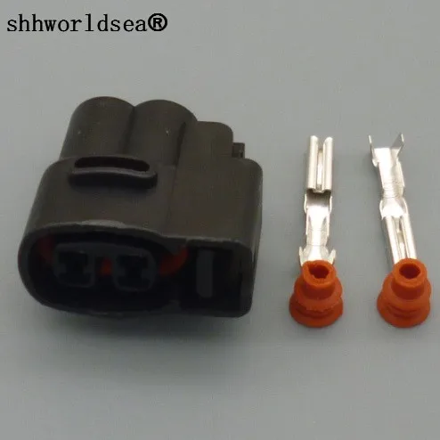 

Shhworldsea 2 Pin Way KIA Ignition Coil Female Automotive Connector Plug CVVT Fuel Injector Connectors Wiring Harness Socket