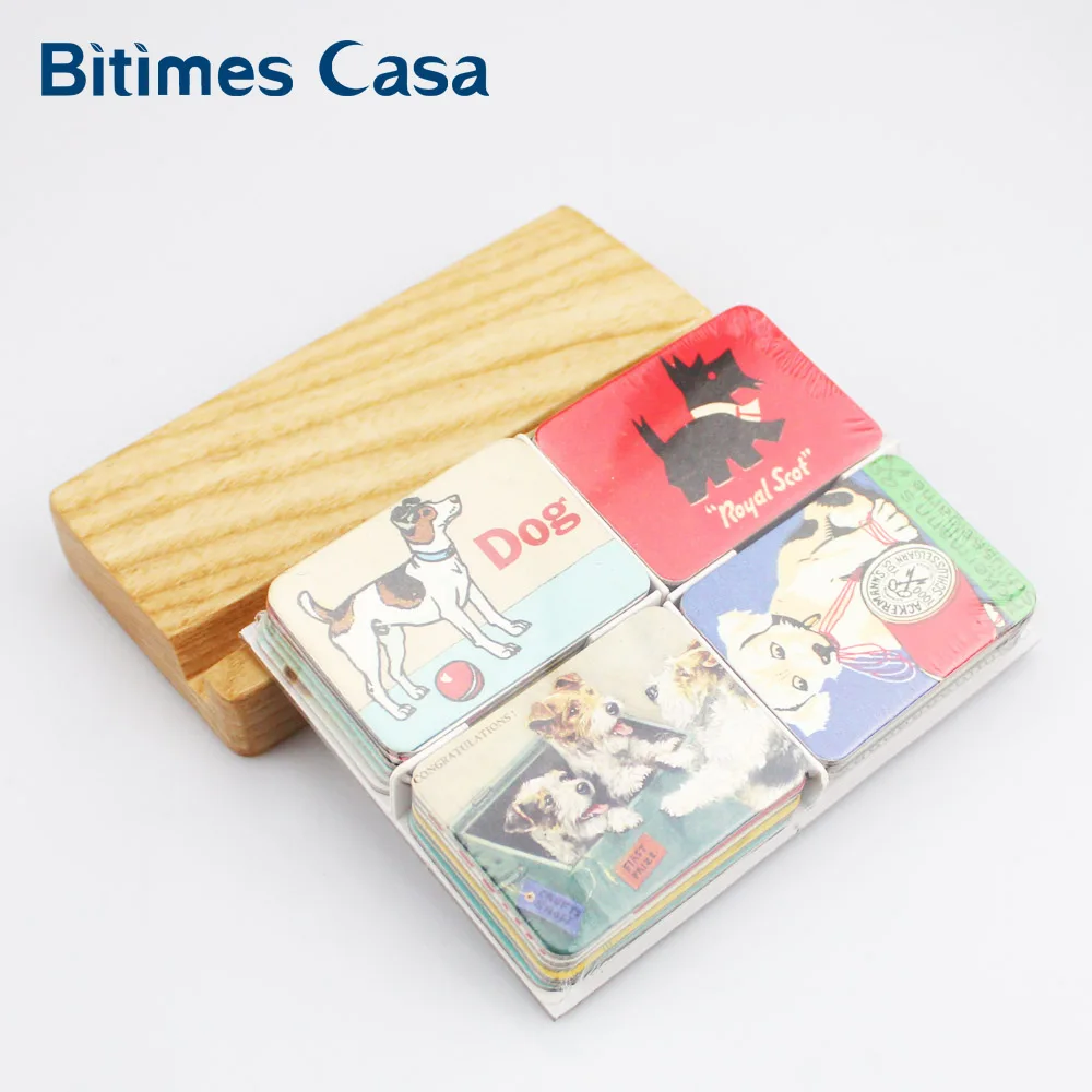 Bitimes 24 шт./компл. мультфильм собака холодильник набор магнитов Животные Собака