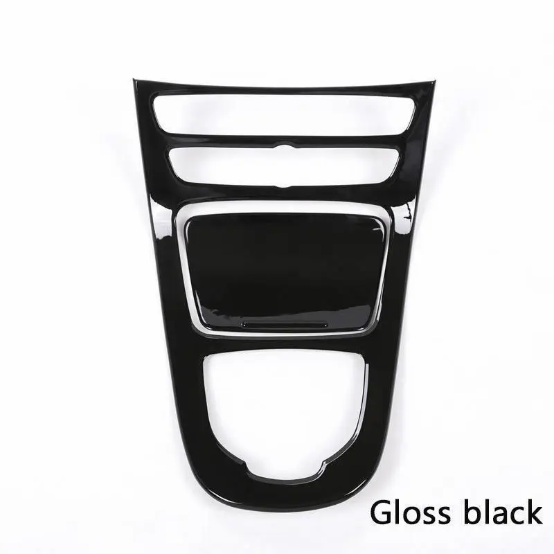 

1 Pcs Car Styling 4 Style Optional Console Gear Panel Cover For Mercedes Benz E Class Car Accessories