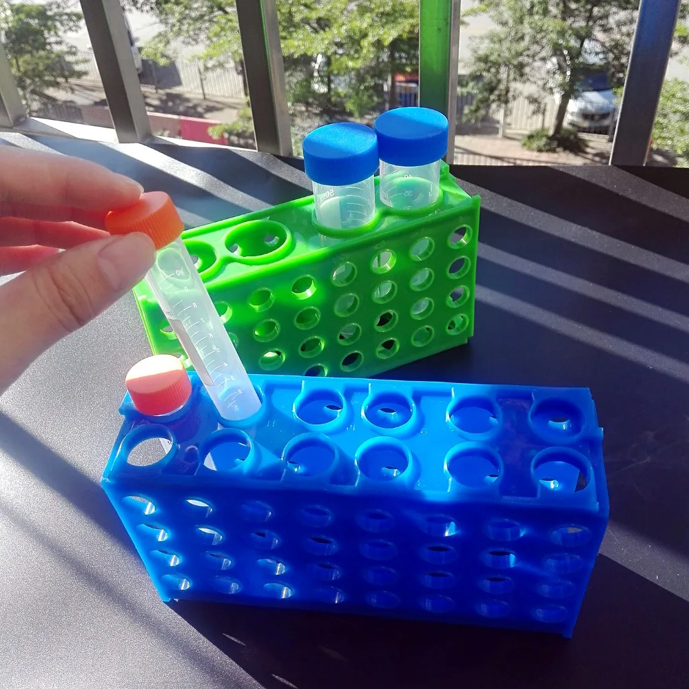 2 piece  laboratory test tube Rack  plastic centrifuge tubes Box  for 0.5ml, 1.5ml, 10ml,15ml, 50ml  tubes