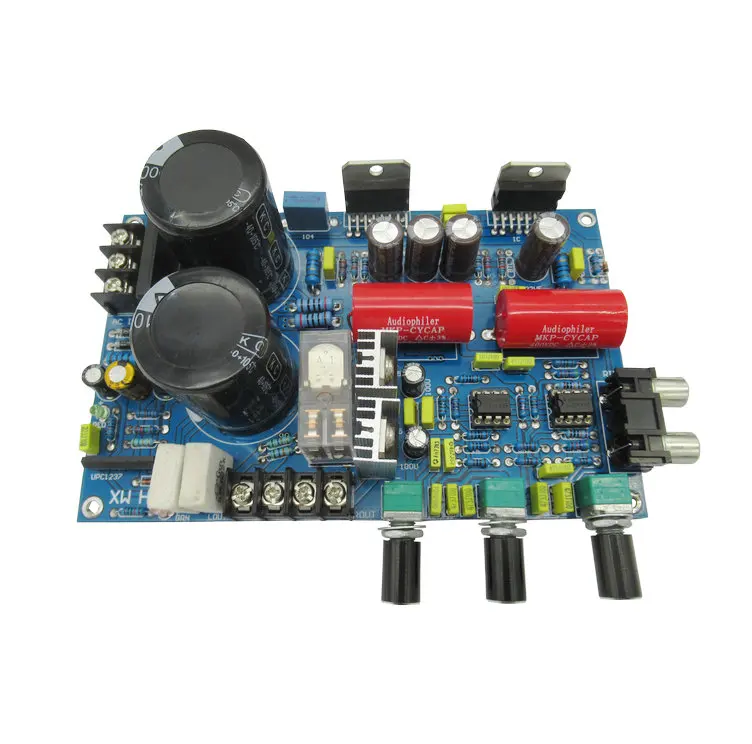 Lusya TDA7293 power amplifier board 100W+100W streoaudio amplifier finished board with three-stage tone preamp NE5532 T0123