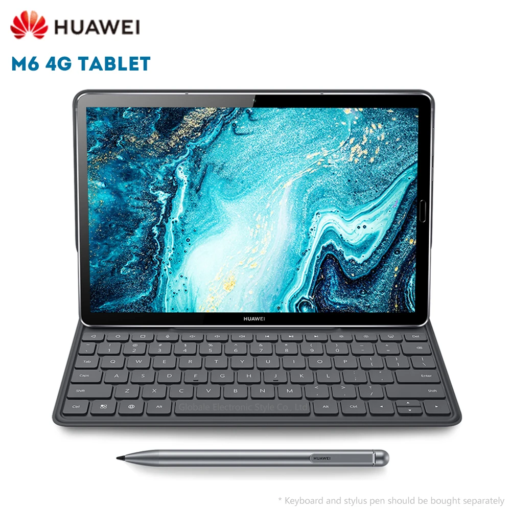 Оригинальный Планшет Huawei M6 4G 10 8 дюймов Android 9 0 EMUI 1 Kirin 980 4 Гб ОЗУ 64 ПЗУ 13 МП Датчик