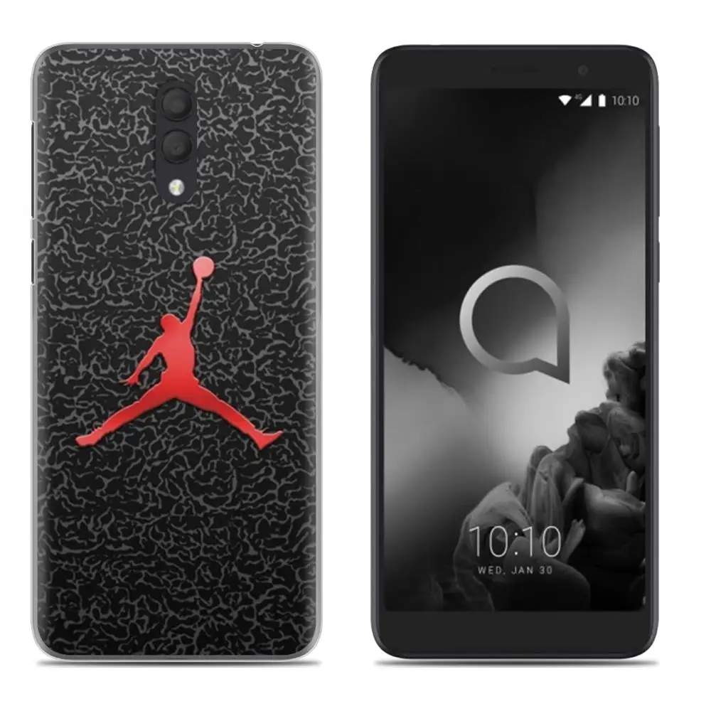 3 Противоударный чехол для телефона Alcatel 1X(), без отпечатков пальцев, стильный дизайн, задняя крышка для телефона, ТПУ, силиконовый чехол для телефона - Цвет: 3