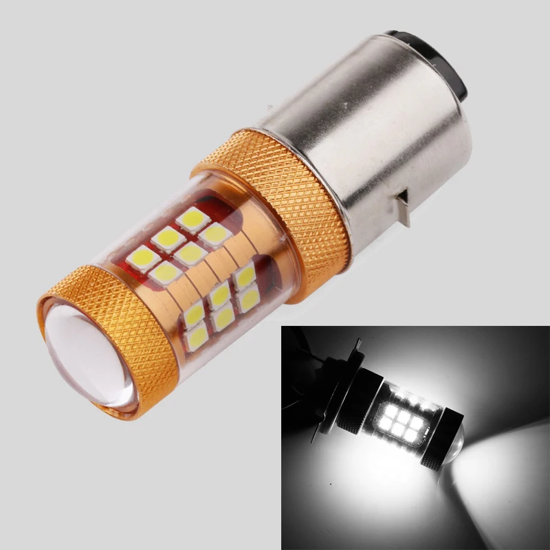 H6 H6M BA20D 3030SMD светодиодная передняя фара мотоциклетная дальнего и ближнего света