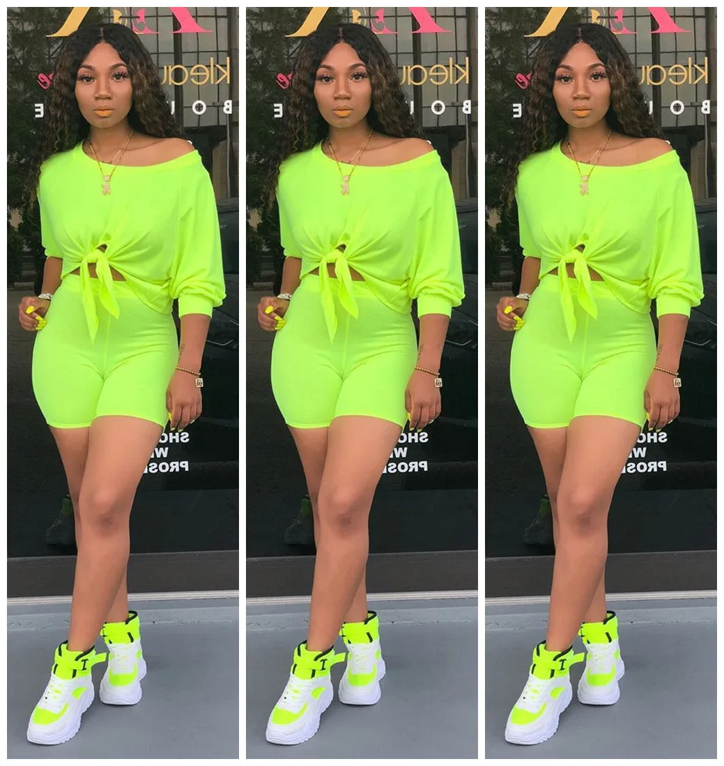 Женская футболка с коротким рукавом однотонная Повседневная бантиком и