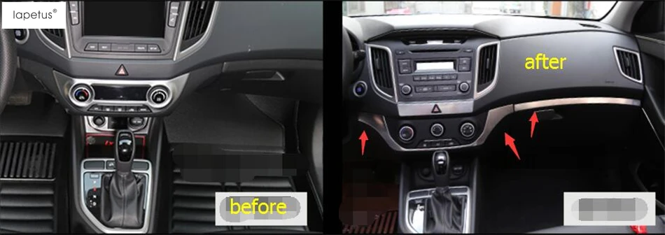 Аксессуары для Hyundai Creta IX25 2015 2016 2017 декоративная лепка центральной панели