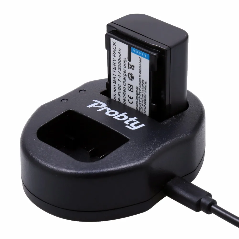 4 шт. Probty NP-FH50 NP FH50 батарея + USB двойное зарядное устройство для Sony A230 A330 A290 A380 A390