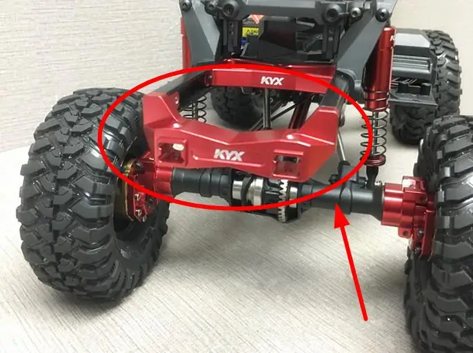 Задняя/Передняя CNC ось бампер кронштейн Монтажная скоба для Hraxxas TRX4 T4 Rover Land Defender