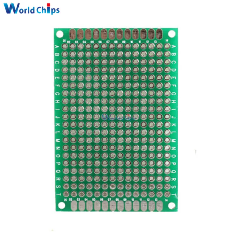 5PCS FR-4 Double Side Prototype PCB 280 Points Hole Tinned Universal Breadboard 4x6cm 40mmx60mm | Электронные компоненты и