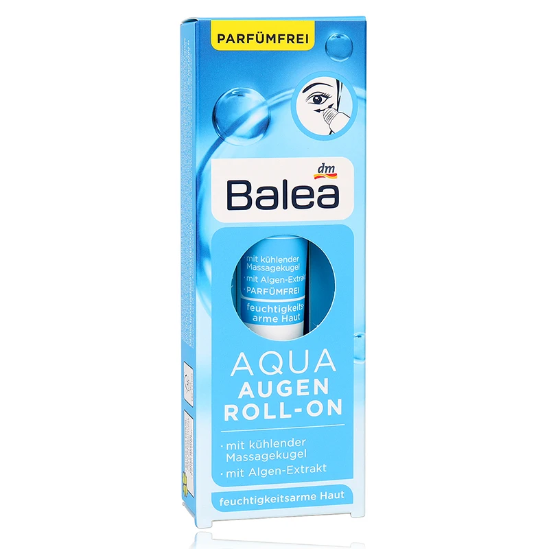 Германия Balea Aqua Roll On Eye Cream экстракт морских водорослей освежающий гель VE