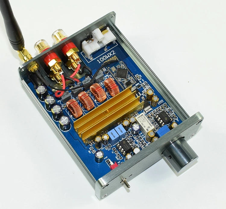 Мини Высокая мощность 100 Вт * 2 двойной чип TPA3116 0 + Bluetooth HIFI fever цифровой усилитель |