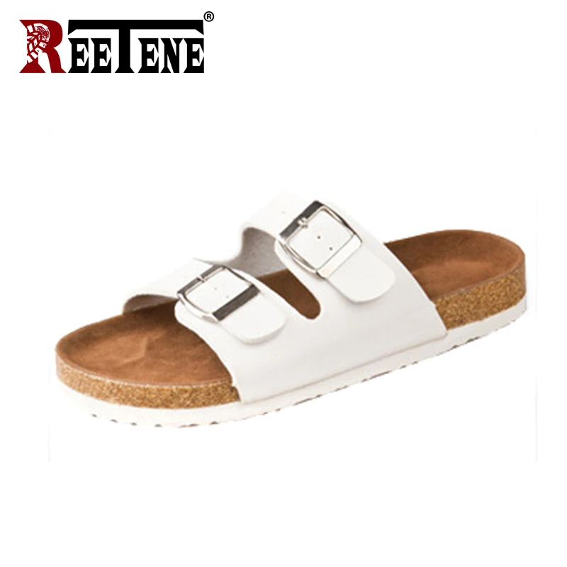 REETENE Summer Women Slides Fashion Slippers Sandals Wedge Beach Outdoor Shoes Big Size 36-43 Male | Обувь