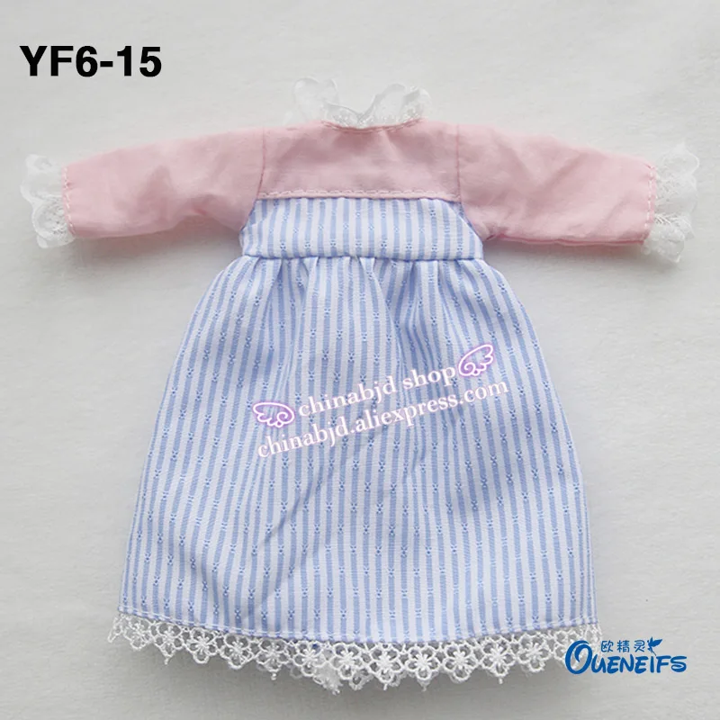 YF6-15pink BJD SD кукольная одежда 1/6 милое розовое платье для девочек стильные игрушки для девочек Vloks или Yosd тело YF6-15 куклы аксессуары - Цвет: YF6-15pink