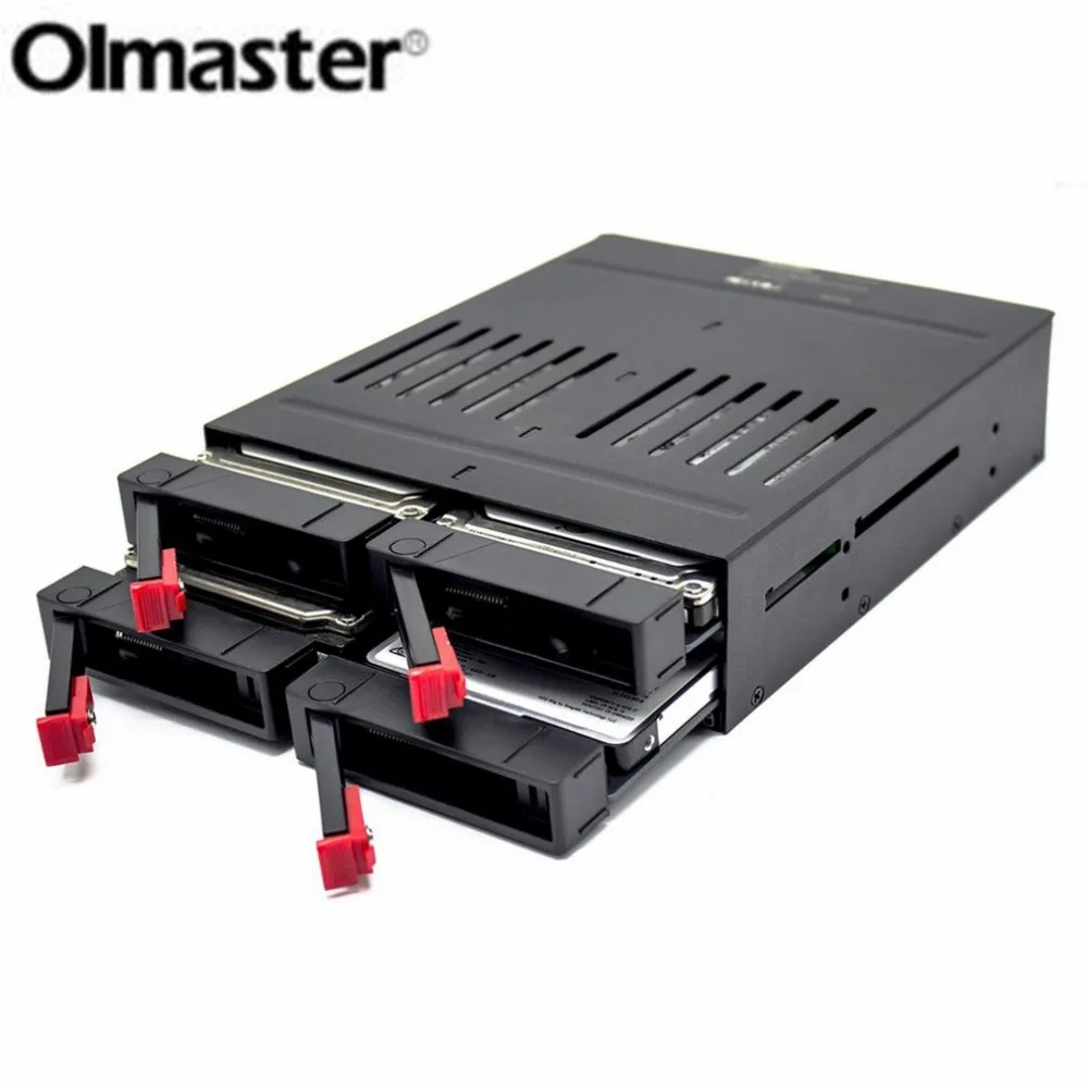 OImaster четыре 2,5 дюймов Слоты SATA Внутренний стойки Жесткий диск чехол внутренний запасной аккумулятор мобильного стеллаж для выставки товаров с Светодиодный индикатор Ёмкость расширения