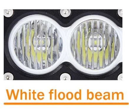 Flood Beam White Белый Янтарный светодиодный светильник для внедорожника, 4WD, грузовика, трактора, лодки, прицепа, 4x4, внедорожника, вездехода, 12 В, 24 В, 270 Вт, 48 дюймов, светодиодный светильник, светодиодный светильник - Цвет: Flood Beam White
