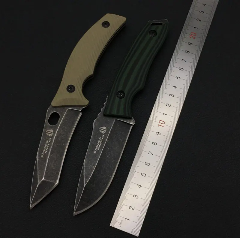 TRSKT ST 8Cr14mov Стальной Охотничий Нож Спасательные походные ножи для выживания EDC
