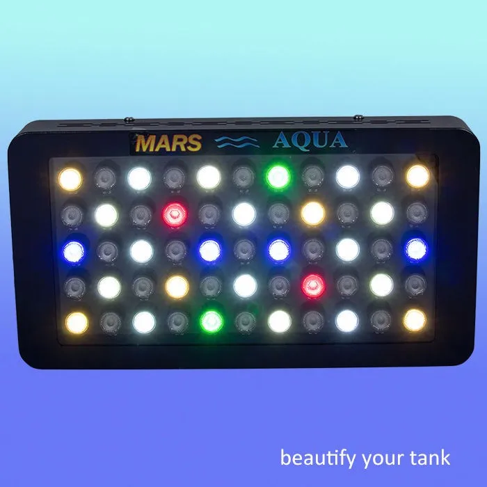 Mars Aqua Dimmable 165w Светодиодный светильник для аквариума, рифовый морской аквариум, светодиодный светильник ing