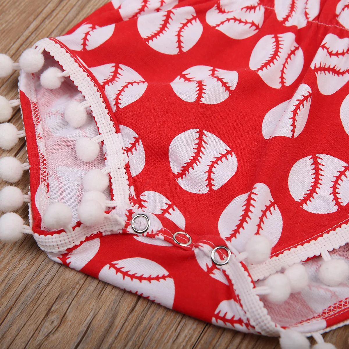 2017 популярный летний хлопковый комбинезон красного цвета с футбольным принтом